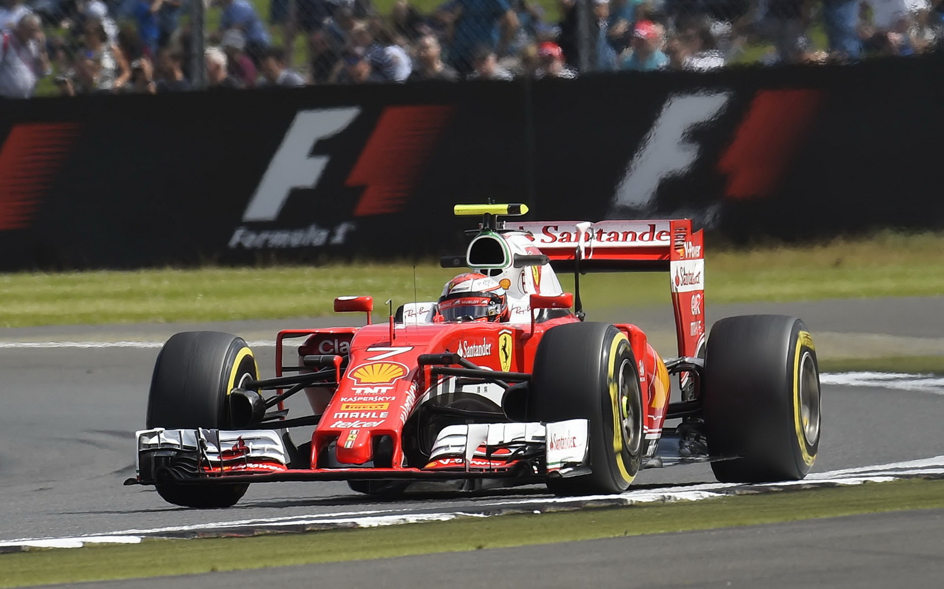 Ferrari ovládlo druhý trénink v Silverstone, Räikkönen se ale musel snažit (ilustrační foto)