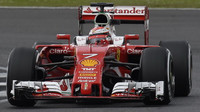 Kimi Räikkönen při posledních sezónních testech v Silverstone, druhý den