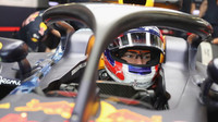 Pierre Gasly při posledních sezónních testech v Silverstone, první den