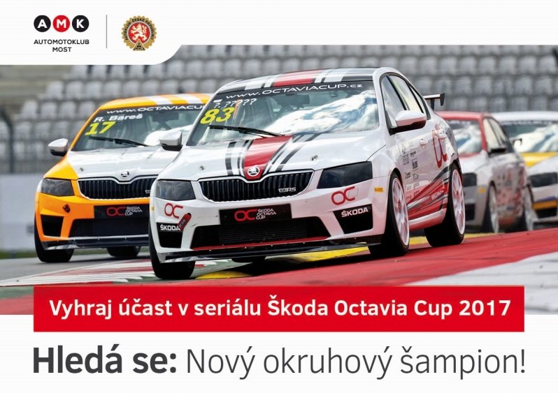 V Mostě hledají nového okruhového šampióna, výherce pojede Škoda Octavia Cup.