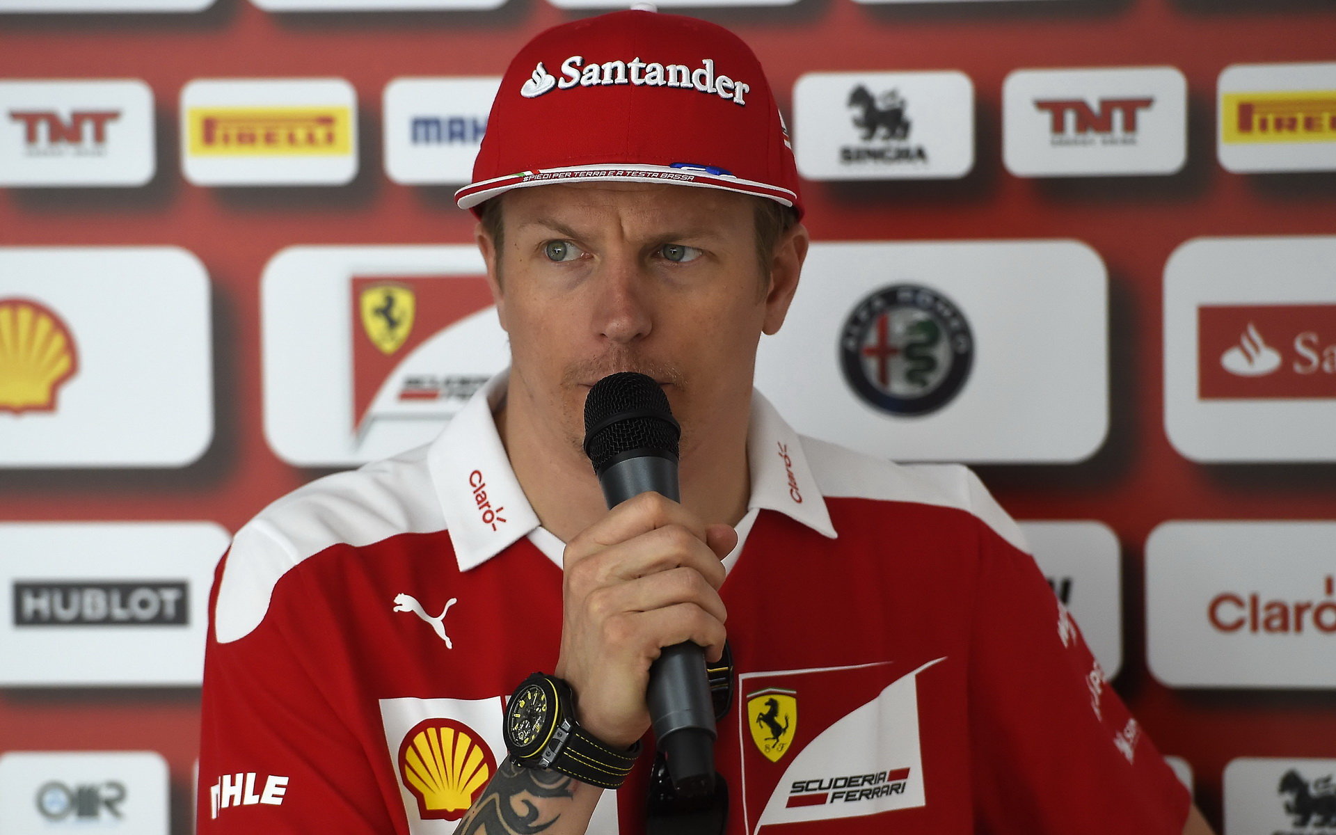 Kimi Räikkönen v Maďarsku