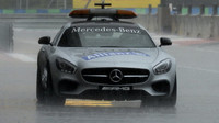 Safety Car při sobotní deštivé kvalifikaci v Maďarsku