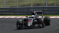 Fernando Alonso v závodě v Maďarsku