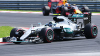 Nico Rosberg v závodě v Maďarsku