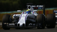 Felipe Massa v závodě v Maďarsku