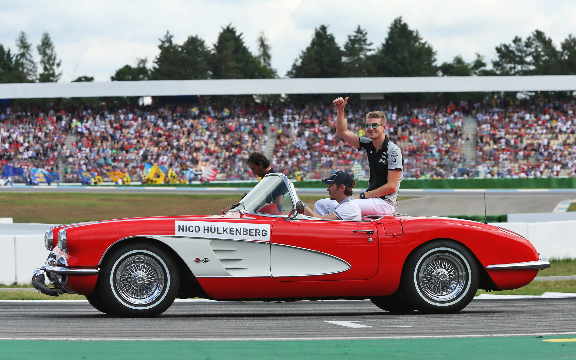 Nico Hülkenberg před závodem v Německu