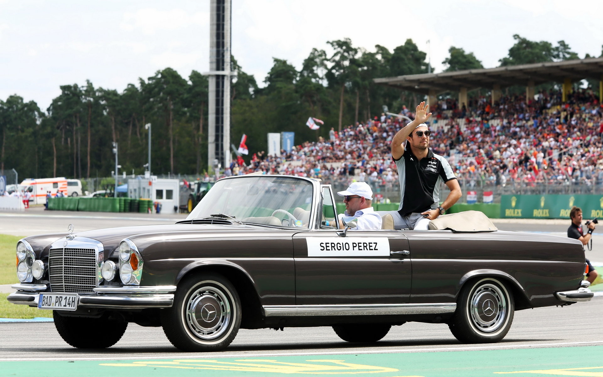 Nico Hülkenberg před závodem v Německu