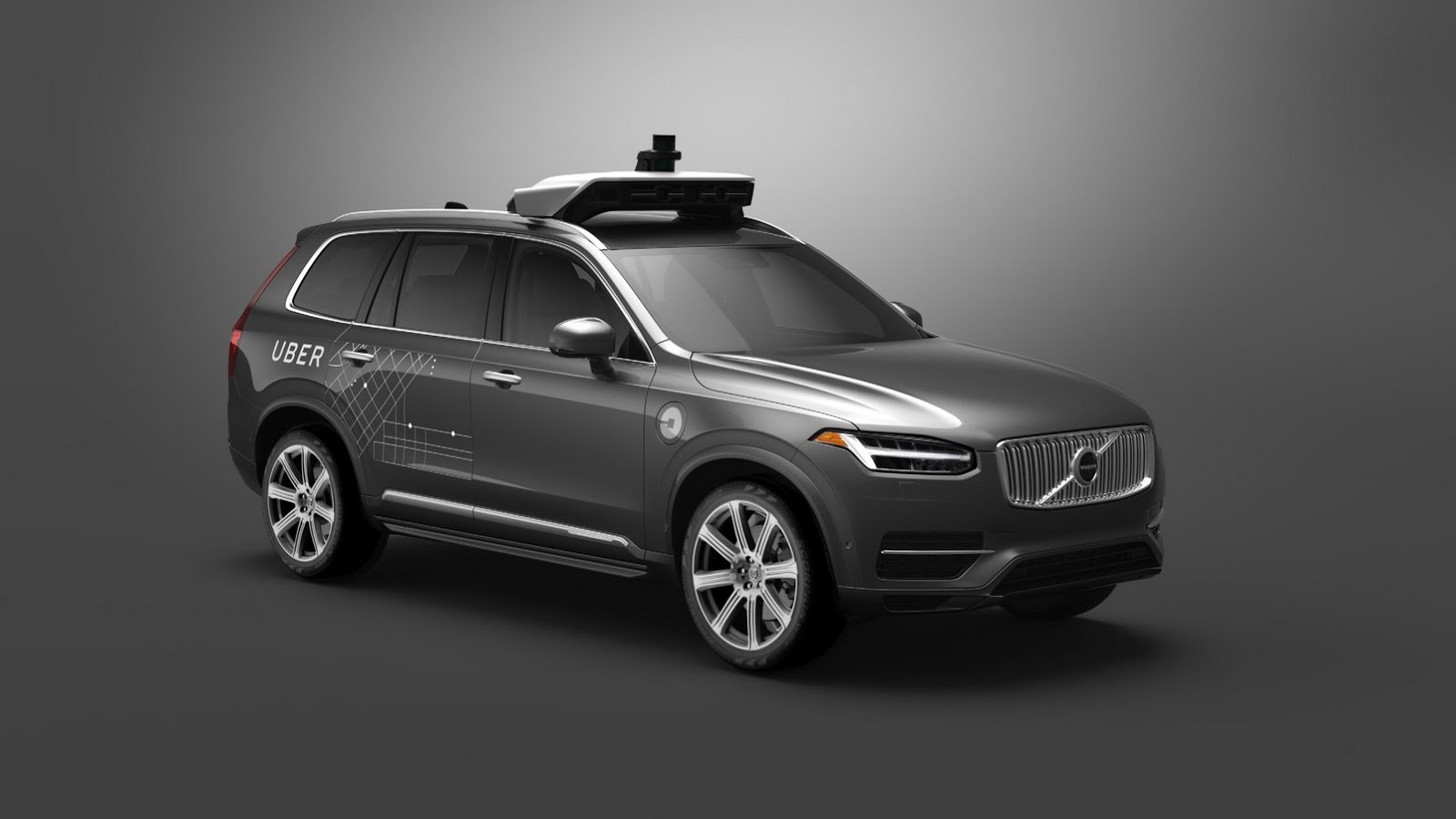 Volvo osazené systémem pro autonomní jízdu společnosti Uber 