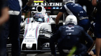 Valtteri Bottas při tréninku v Německu