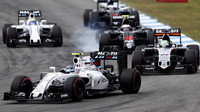 Valtteri Bottas v závodě v Německu