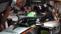 Nico Hülkenberg s ochranou kokpitu typu halo