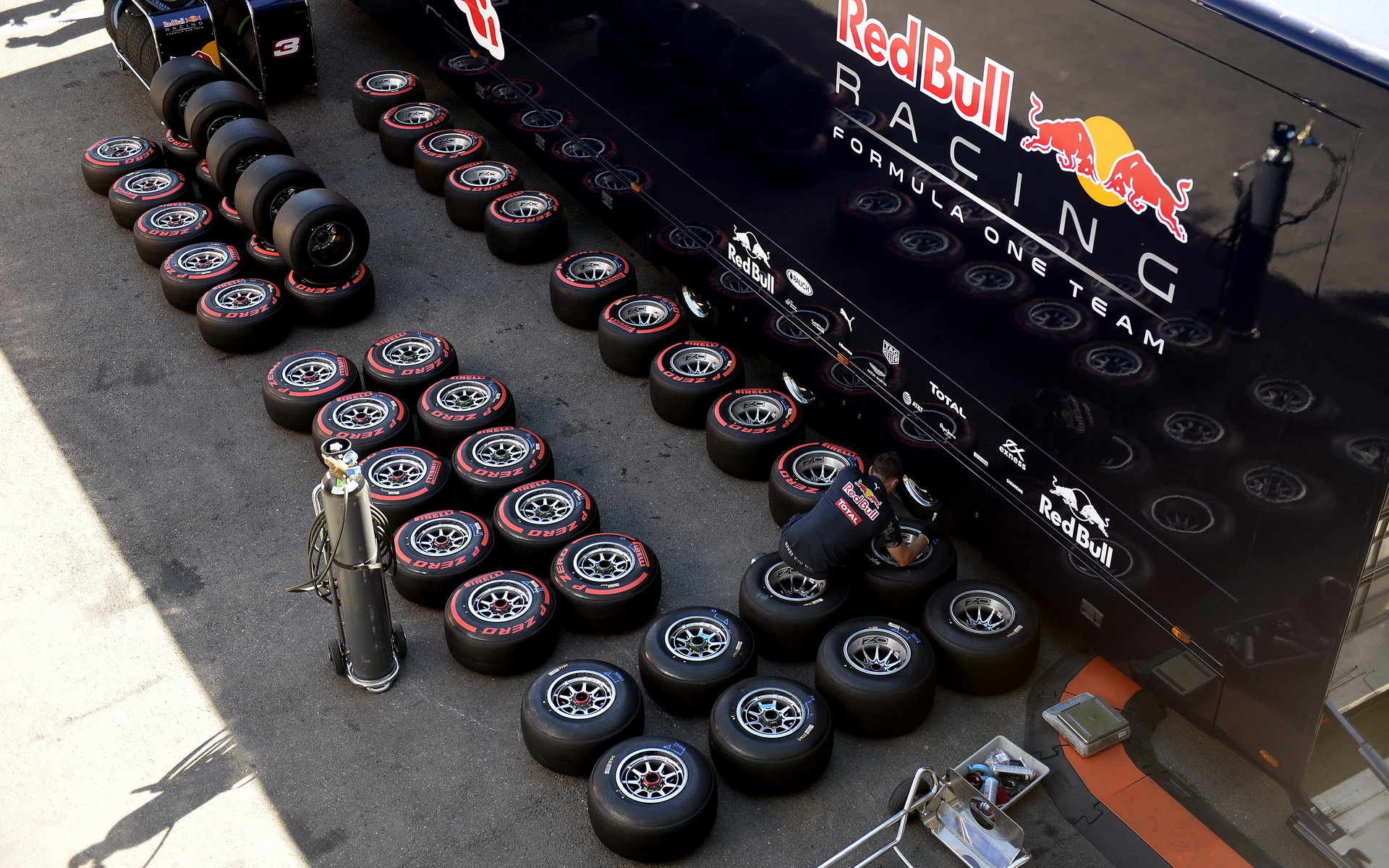 Příprava pneumatik Pirelli na závodní víkend v Belgii
