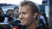 Nico Rosberg měl po druhém tréninku důvod k úsměvu