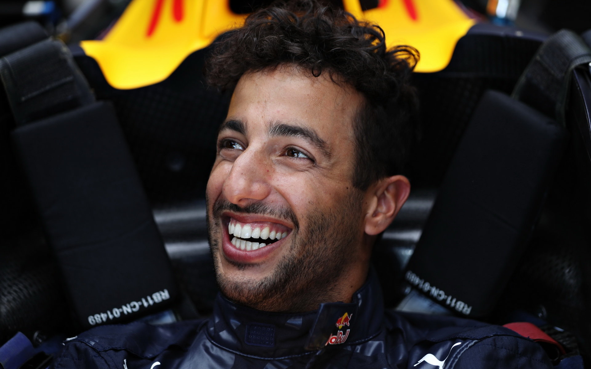 Daniel Ricciardo měl v posledním tréninku důvod k úsměvu