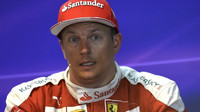 Kimi Räikkönen na tiskovce po kvalifikaci v Belgii