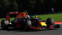 Daniel Ricciardo v kvalifikaci v Belgii