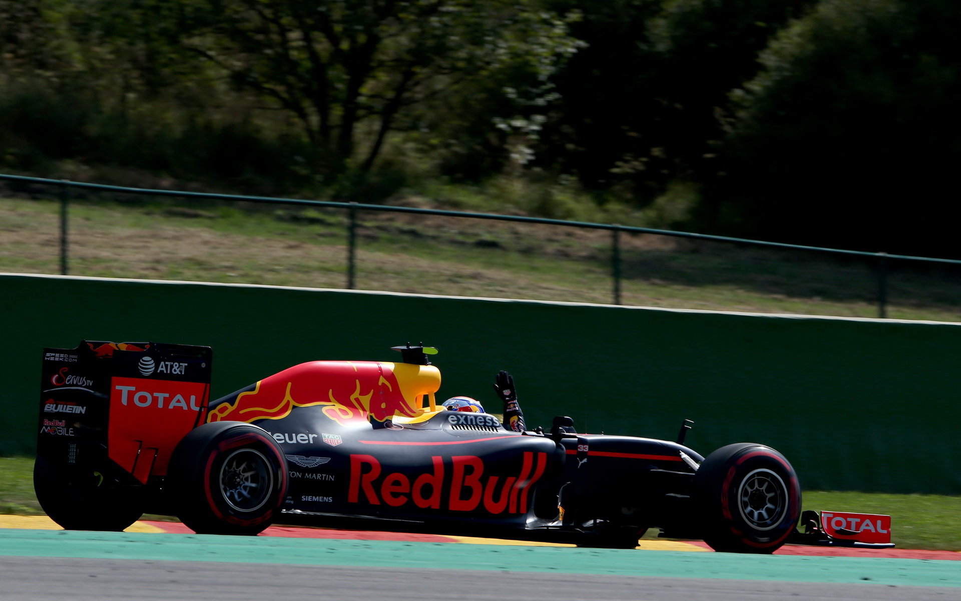 Max Verstappen po kvalifikaci v Belgii