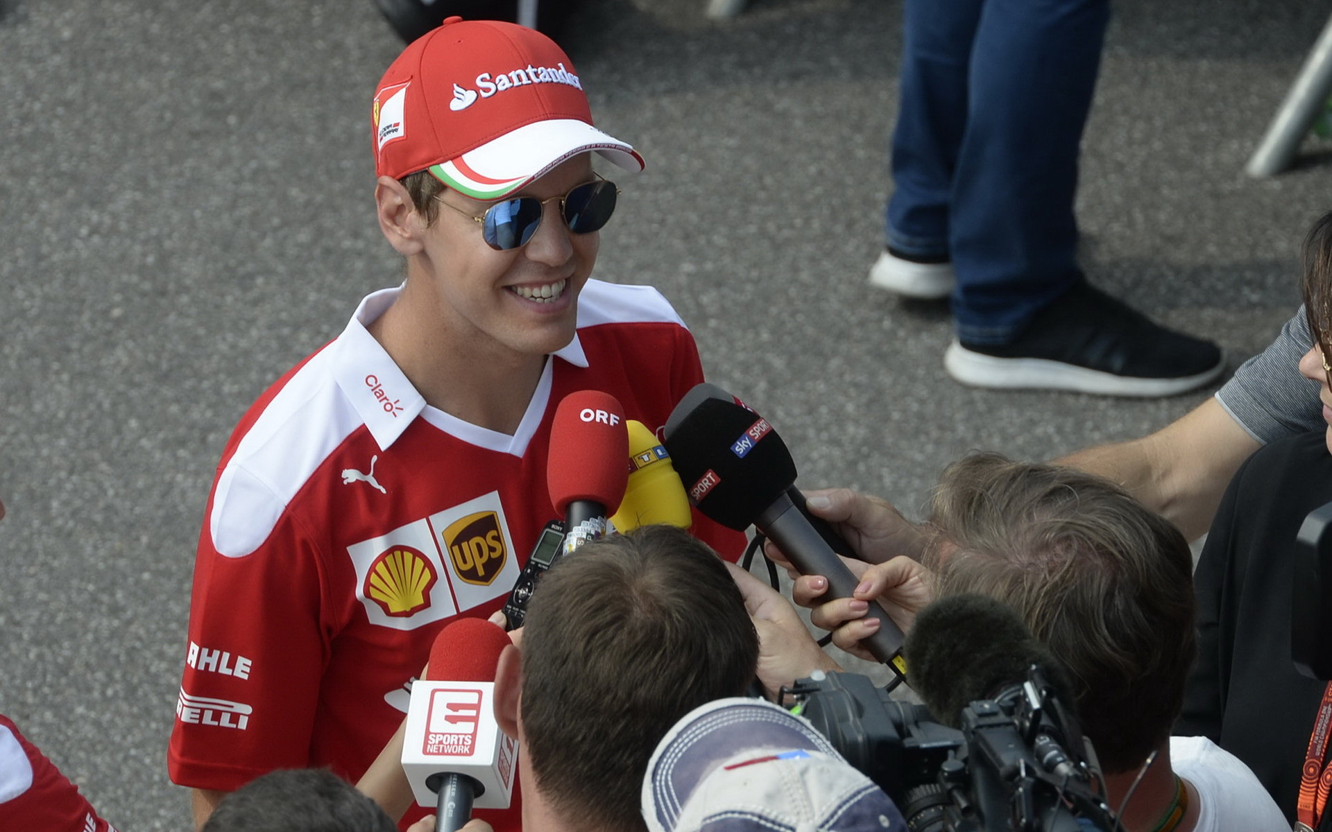 Sebastian Vettel na Monze