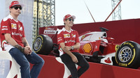 Kimi Räikkönen a Sebastian Vettel na Monze