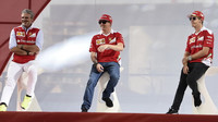 Maurizio Arrivabene, Kimi Räikkönen a Sebastian Vettel na Monze