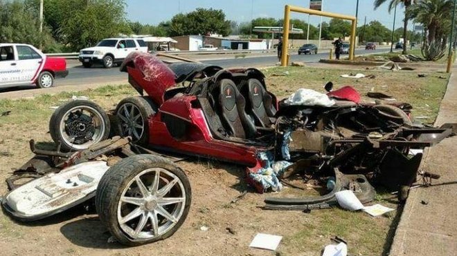 Koenigsegg CCX po nehodě