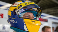 Marcus Ericsson při pátečním tréninku na Monze