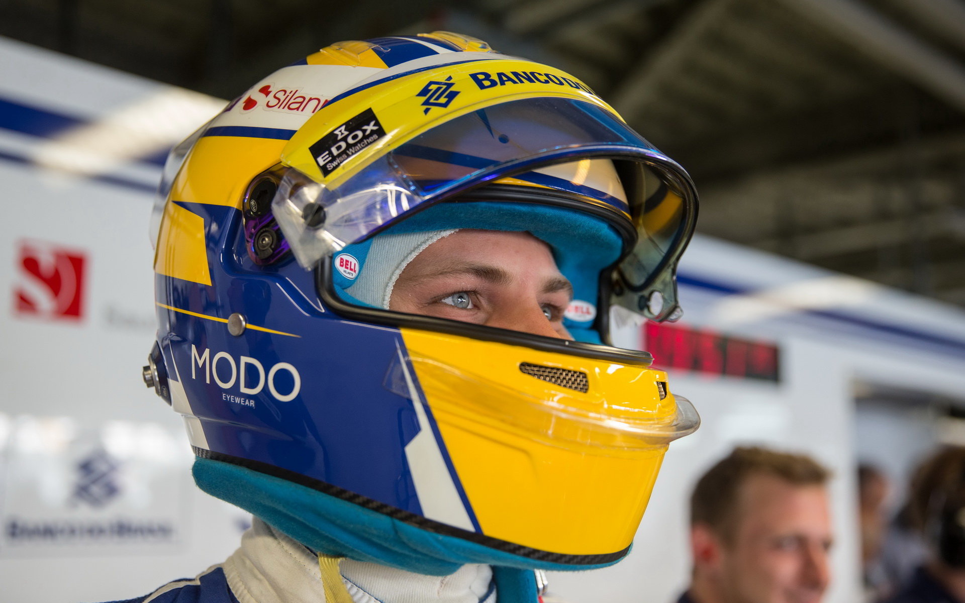 Marcus Ericsson při pátečním tréninku na Monze