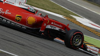 Sebastian Vettel v kvalifikaci na Monze