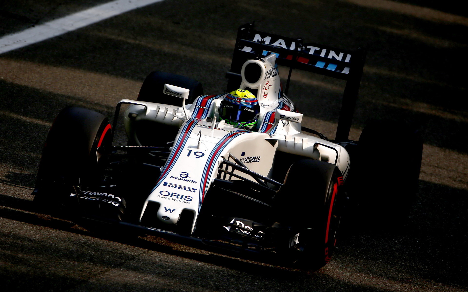 Felipe Massa v kvalifikaci na Monze
