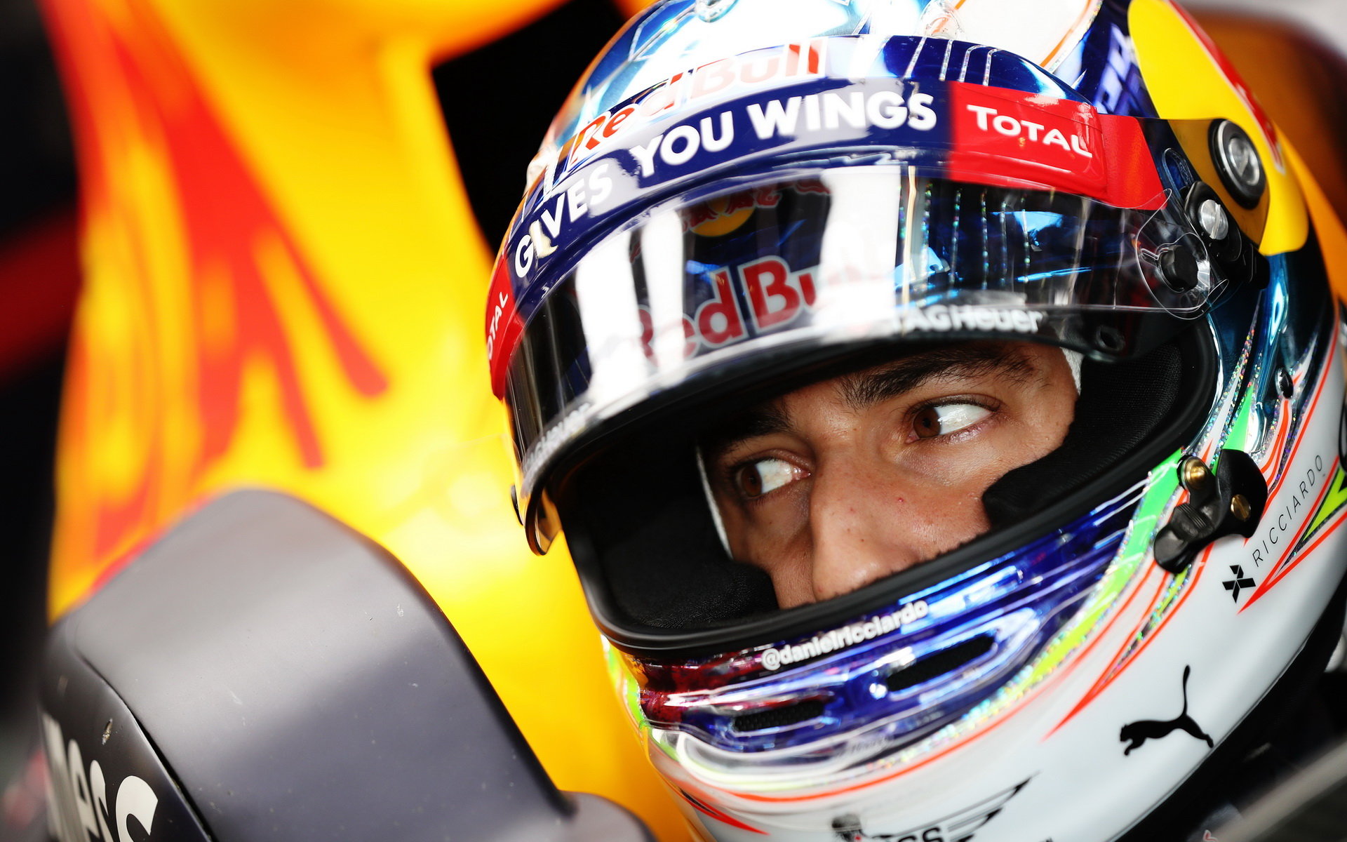 Daniel Ricciardo v kvalifikaci na Monze
