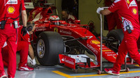 Ferrari při testu pneumatik Pirelli pro sezónu 2017