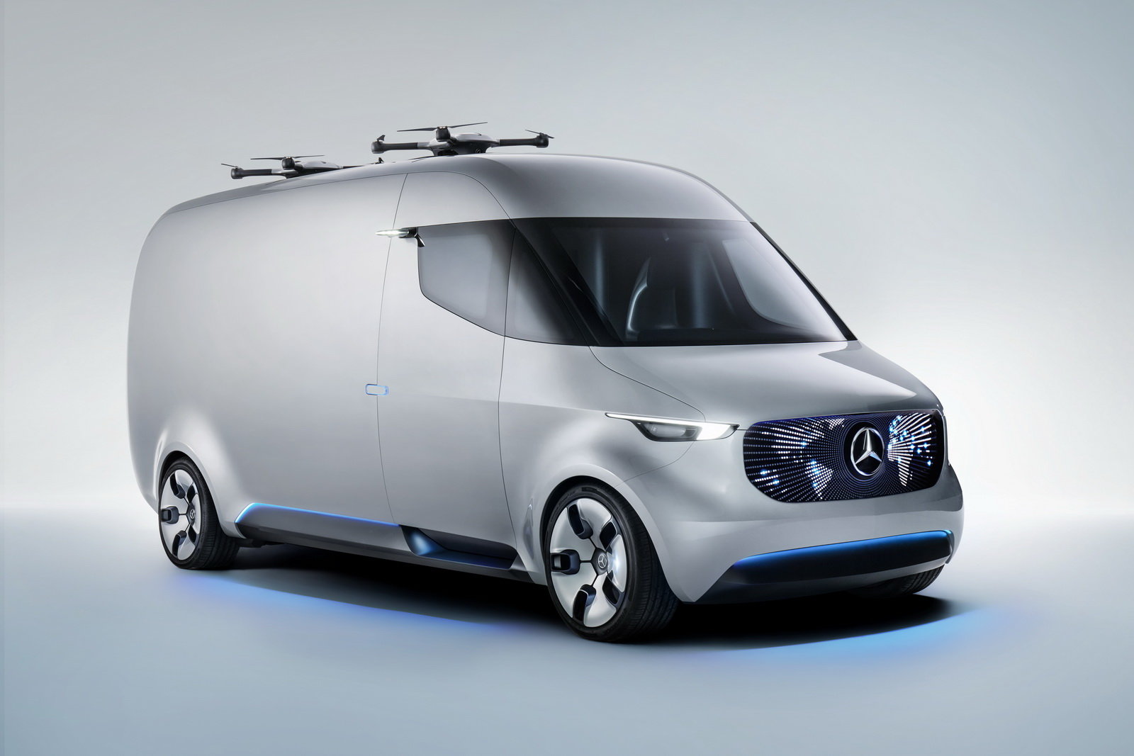 Mercedes-Benz Vision Van je ukázkou budoucnosti lehkých užitkových automobilů.