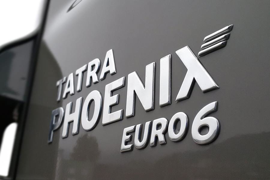 Nové označení na vozech Tatra Phoenix Euro 6.