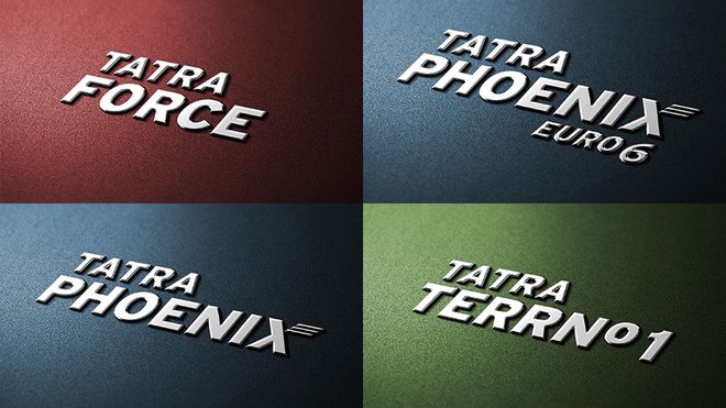 Tatra mění písmo označení i obchodní názvy některých modelových řad.
