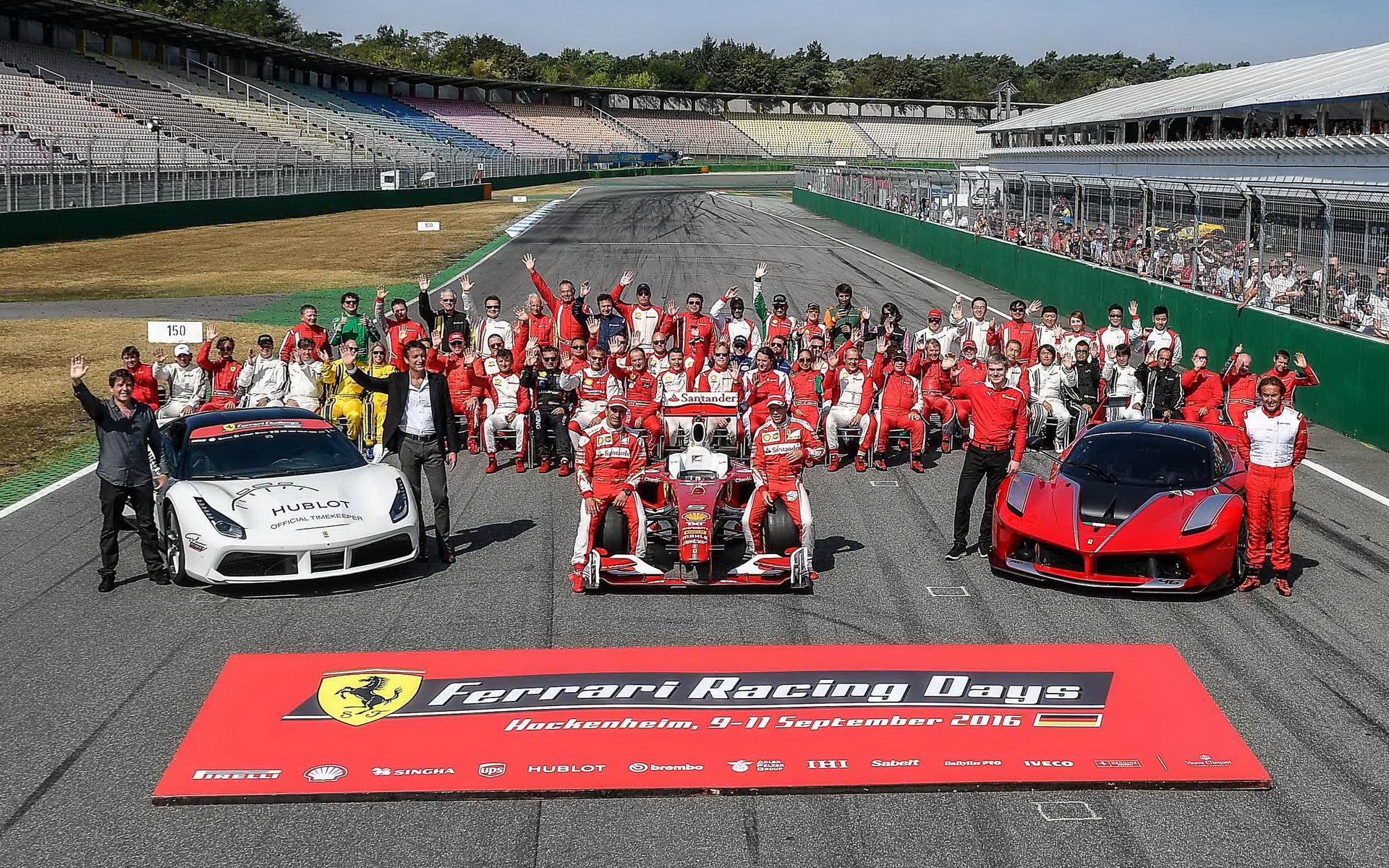 Německý okruh Hockenheim hostil o víkendu Ferrari Racing Days