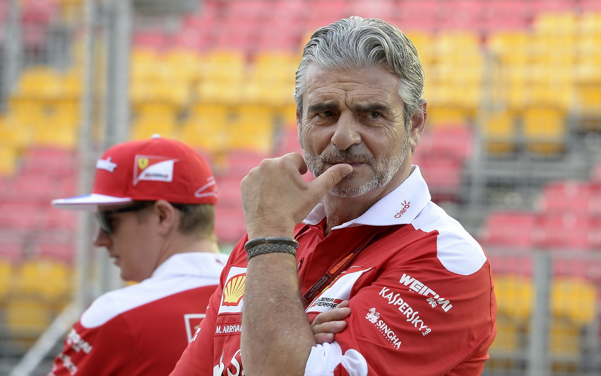 Šéf Ferrari Maurizio Arrivabene ani nikdo z jezdců nechtěli kolizi komentovat