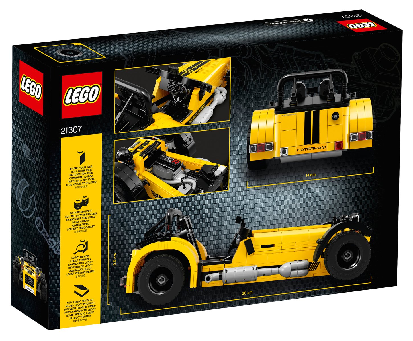 Lego uvádí na trh stavebnici Caterhamu Seven 620R.
