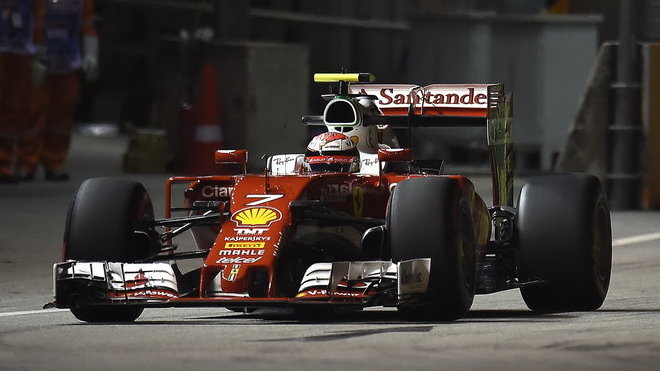Kimi Räikkönen v Singapuru