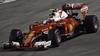 Kimi Räikkönen v kvalifikaci v Singapuru