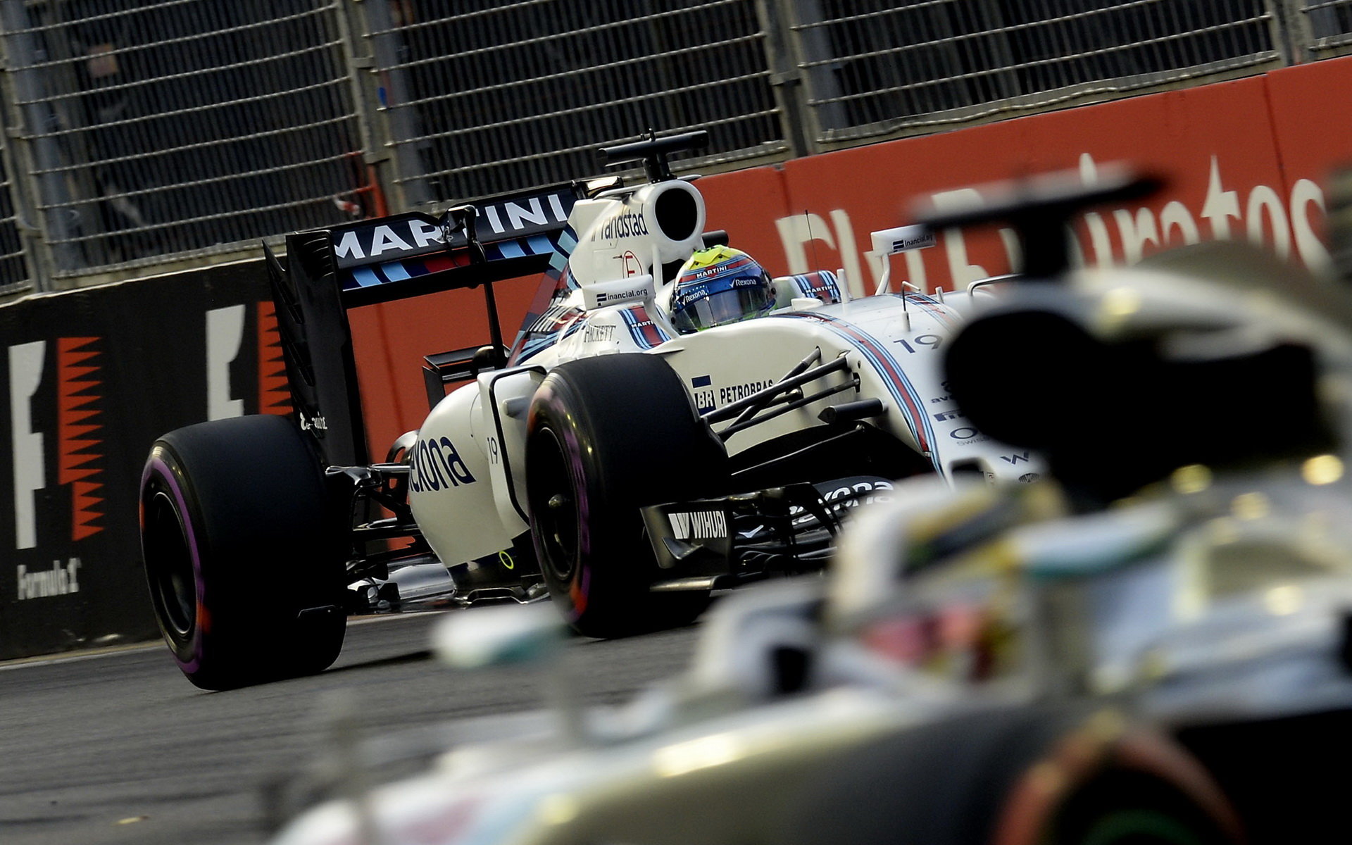 Felipe Massa v kvalifikaci v Singapuru