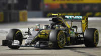 Nico Rosberg v závodě v Singapuru