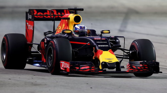 Daniel Ricciardo v Singapuru