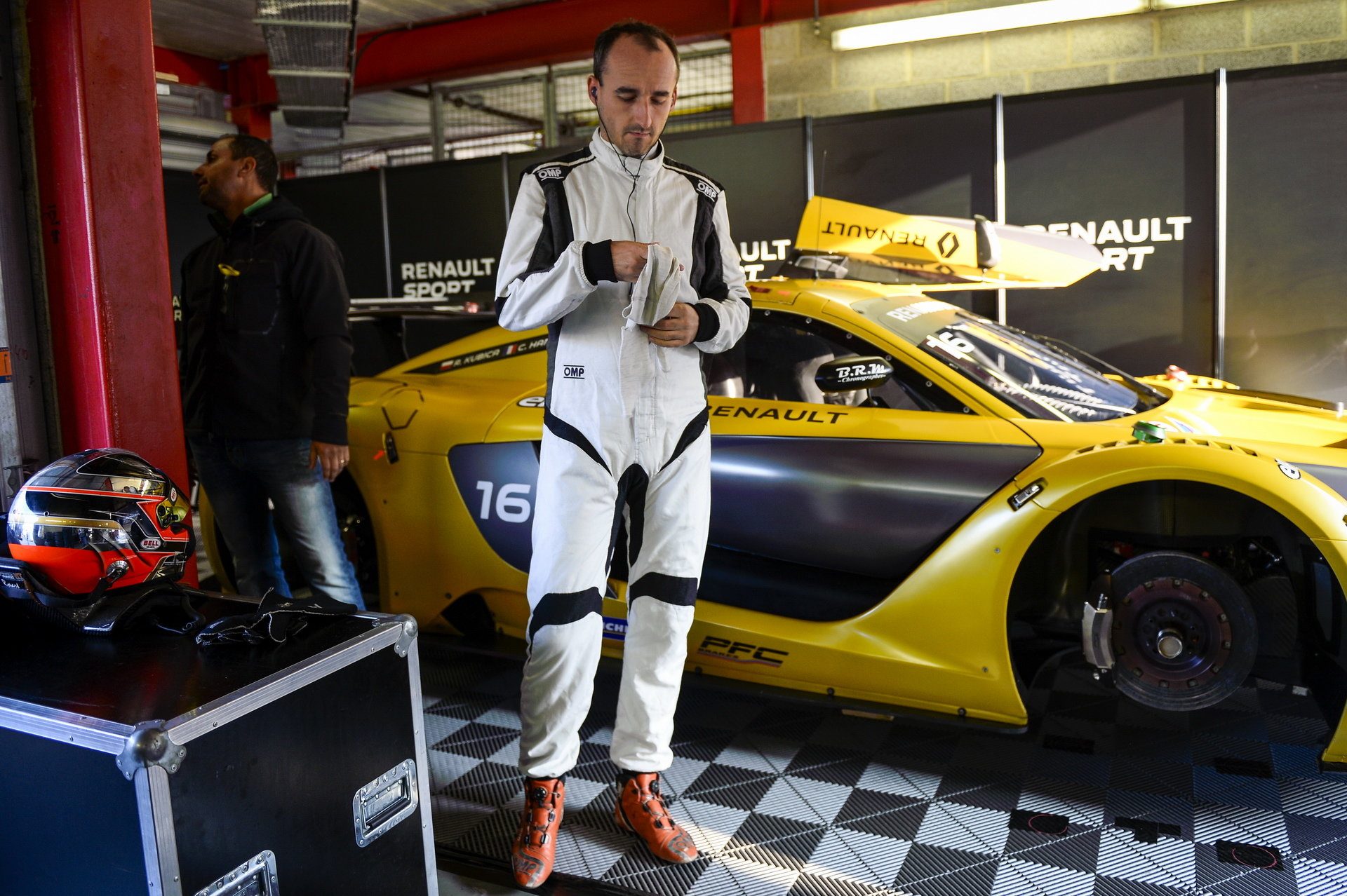 Robert Kubica s Renaultem RS01 v Renault Sport Trophy na okruhu Spa-Francorchamps