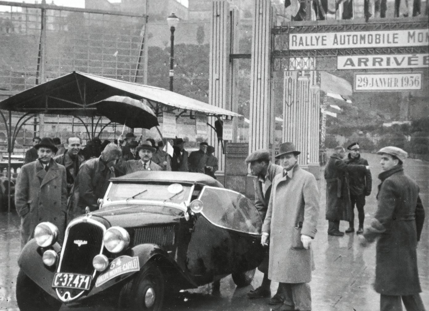 Škoda Popular Sport upravená speciálně pro Rally Monte Carlo 1936.