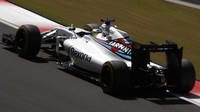 Felipe Massa při pátečním tréninku v Malajsii
