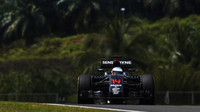 Fernando Alonso v kvalifikaci v Malajsii