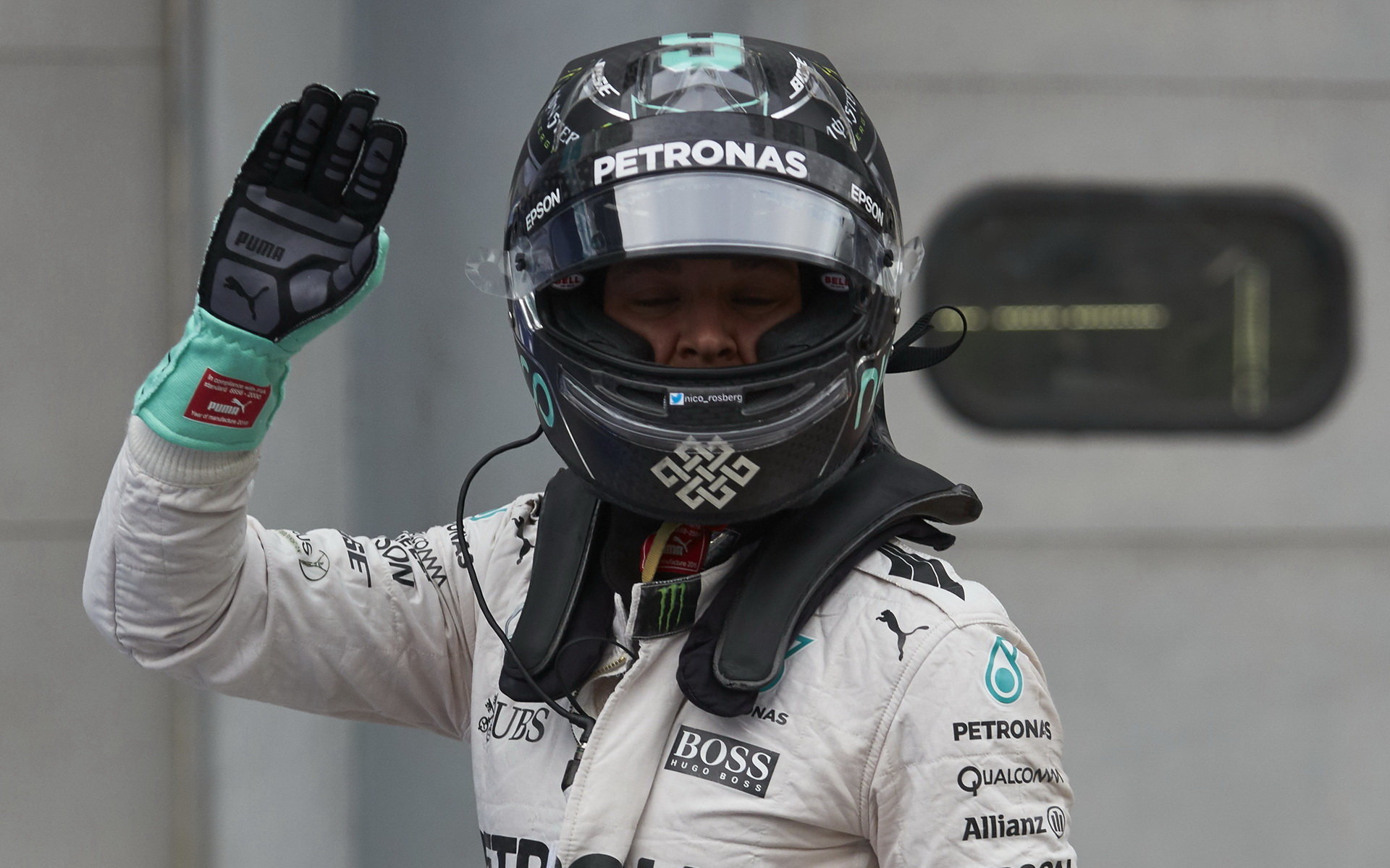 Nico Rosberg po kvalifikaci v Malajsii