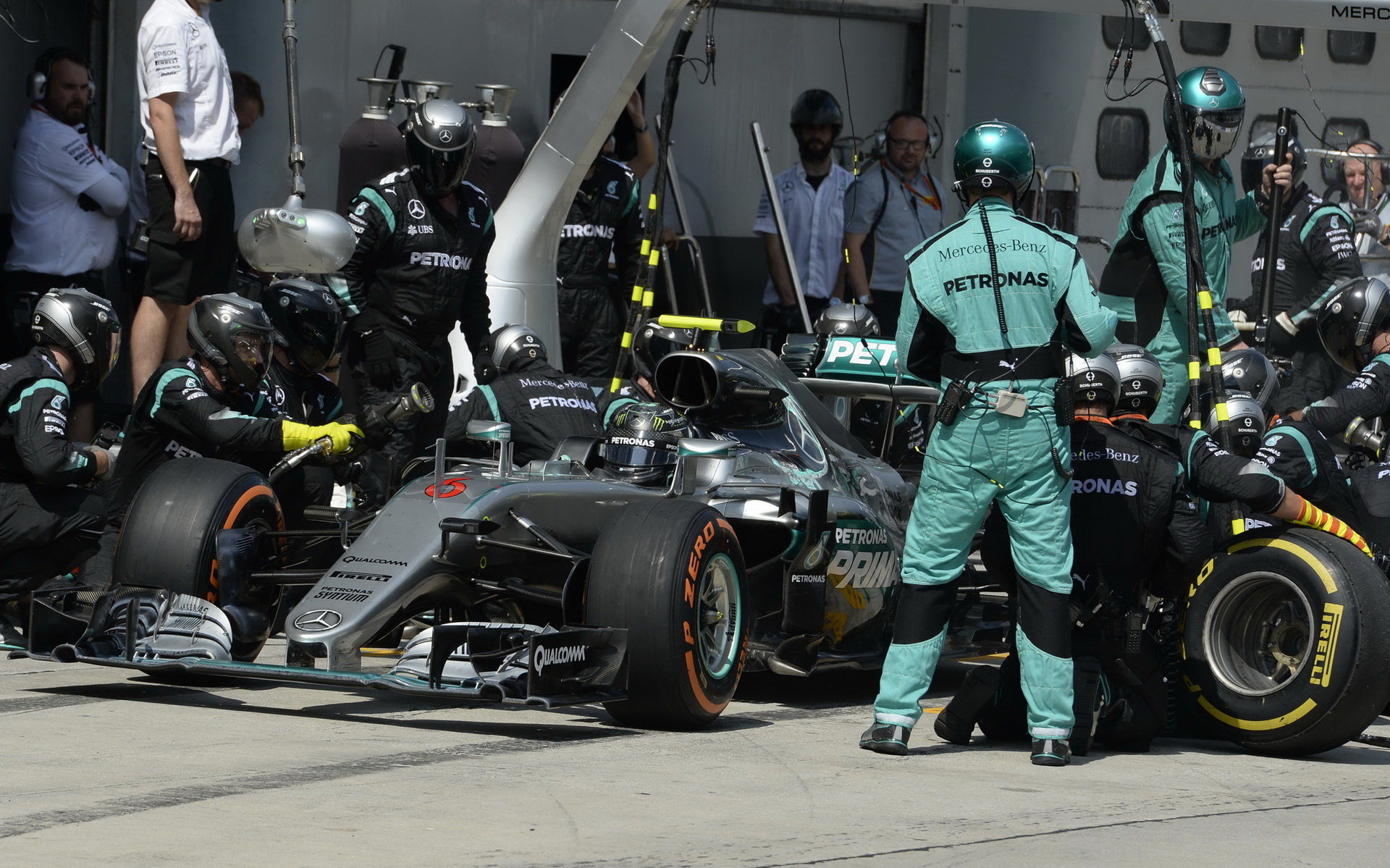 Nico Rosberg v závodě v Malajsii
