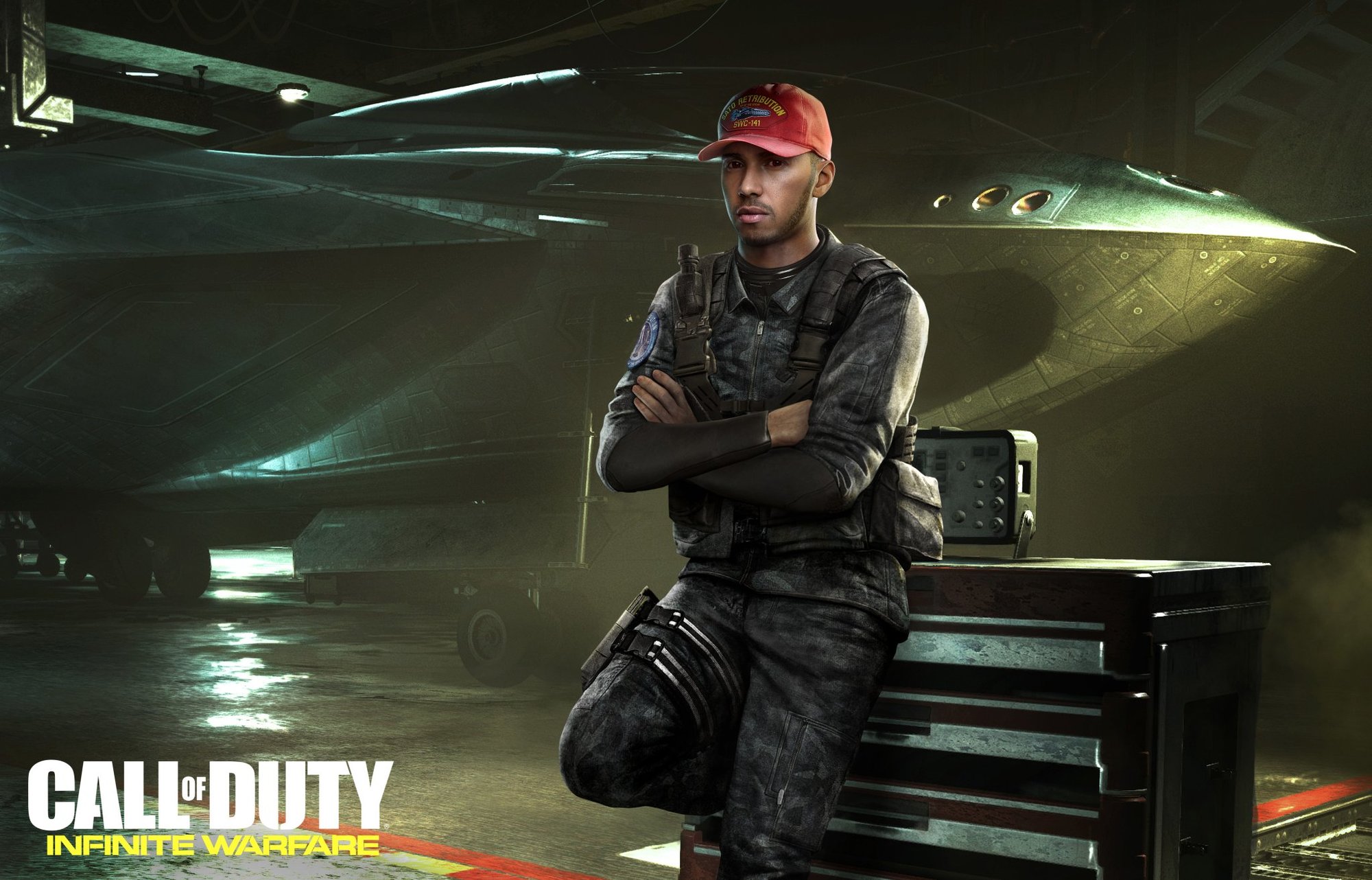Lewis Hamilton v počítačové hře Call of Duty