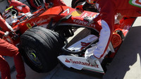 Kimi Räikkönen v kvalifikaci v Austinu